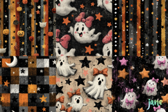 Vintage Halloween Pattern Png Product Image 4