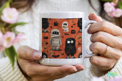 Vintage Halloween Pattern Png Product Image 2