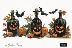 Vintage Halloween Poison Bottle | Halloween PNG Product Image 1