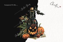 Vintage Halloween Poison Bottle | Halloween PNG Product Image 2