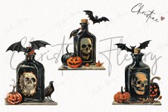Vintage Halloween Poison Bottle | Halloween PNG Product Image 3
