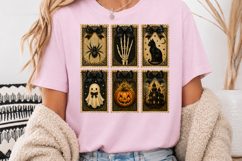 Vintage Halloween Postage Stamp PNG Product Image 3