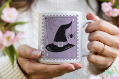 Vintage Halloween Postage Stamp Clipart Product Image 2