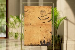 Vintage Halloween Digital Paper Bundle Product Image 4