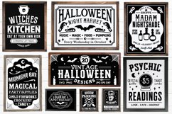 Vintage Halloween Sign Bundle Preview Image with Signs