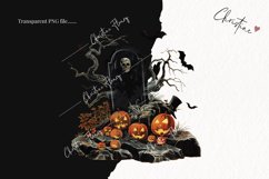 Vintage Halloween Tombstone | Halloween PNG Product Image 2