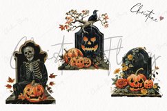 Vintage Halloween Tombstone | Halloween PNG Product Image 3