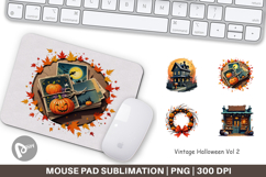 Mouse Pad Vintage Halloween Product Image 1
