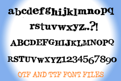Vintage Handmade Print Blocks Lettering ABC Font Typography Product Image 2