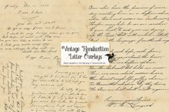 Vintage Handwritten Letters Overlays Product Image 1