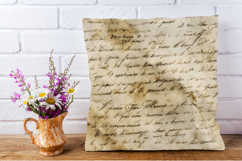 Vintage Handwritten Overlays Digital Paper Pack JPG Set Product Image 4