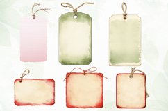 Vintage Hanging Tags Sublimation Clipart Product Image 3
