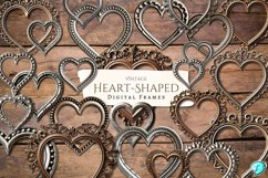 Vintage Heart Shaped Digital Frames Product Image 1