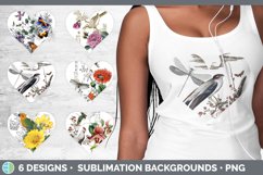 Bundle of six Vintage hearts clipart.