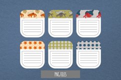 Vintage Hermit Crab Seamless Pattern Shaped Journaling Area Product Image 1