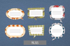 Vintage Hermit Crab Seamless Pattern Speech Bubbles Product Image 1