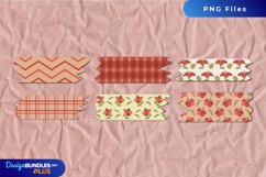 Vintage Hibiscus Flowers Patterned Tape Product Image 1