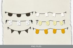 Vintage Honey Bee Seamless Pattern Bunting Banner Sets Product Image 1