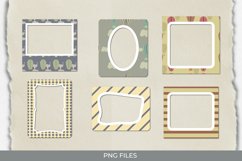Vintage Hot Air Balloons Seamless Pattern Frames Product Image 1