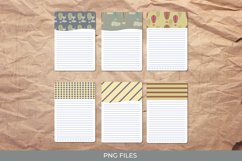 Vintage Hot Air Balloons Seamless Pattern Journaling Page Product Image 1