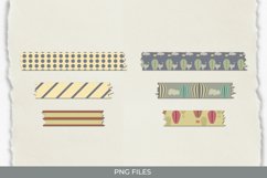 Vintage Hot Air Balloons Seamless Pattern Tape Product Image 1