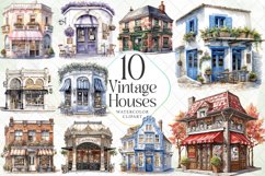 Vintage Houses Sublimation Bundle Product Image 1