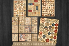 Huge Vintage 4th of July Junk Journal Creator Kit Product Image 11