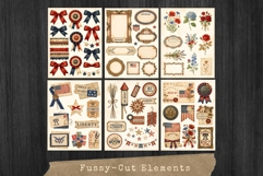 Huge Vintage 4th of July Junk Journal Creator Kit Product Image 13