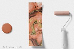 Vintage Alcohol Ink Digital Paper, Gold Agate Ink Textures Product Image 7