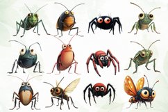 Vintage Insect Clipart Sublimation Product Image 5