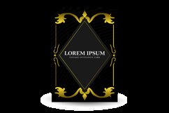 Vintage invitation card template design Product Image 2
