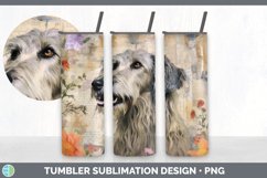 GorgeousDecoupage Irish Wolfhounds Tumbler design.