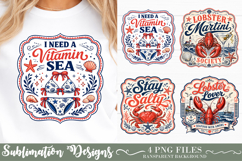 Vintage Italian Summer Sublimation Design Product Image 1