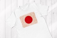 Japan Grunge Flag Distressed Sublimation Backgrounds Product Image 2