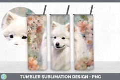 GorgeousDecoupage Japanese Spitz Tumbler design.