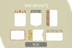 Vintage Jellyfish Seamless Pattern Shaped Journaling Page Product Image 1