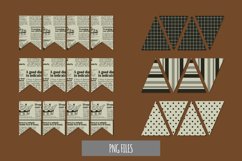 Vintage Jewelry Advertisement in Newspaper Bunting Banner Product Image 1