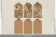 Vintage Jewelry Advertisement in Newspaper Shaped Tags Product Image 1