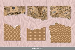 Vintage Jewelry Advertisement in Newspaper Torn Paper Product Image 1