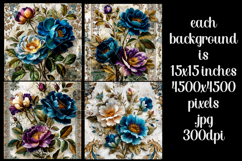 Vintage Floral Background, Junk Journal Style Papers, s23 Product Image 2