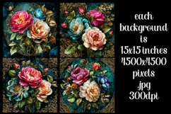 Vintage Floral Background, Junk Journal Style Papers, s29 Product Image 2