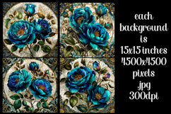 Vintage Floral Background, Junk Journal Style Papers, s5 Product Image 2