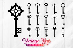 Keys SVG - Vintage Keys Set Product Image 1