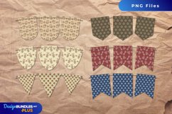 Vintage Kid Toys Seamless Pattern Bunting Banner Sets Product Image 1