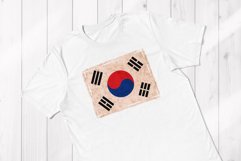 South Korea Grunge Flag Distressed Sublimation Backgrounds Product Image 2
