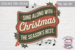 Christmas Christmas Vintage Labels Sublimation Retro Product Image 1