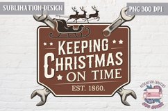Christmas Christmas Vintage Labels Sublimation Retro Product Image 1