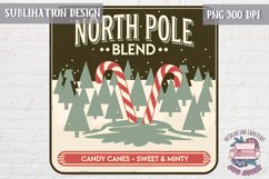 Christmas Christmas Vintage Labels Sublimation Retro Product Image 1