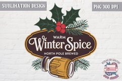 Christmas Christmas Vintage Labels Sublimation Retro Product Image 1