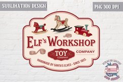 Christmas Christmas Vintage Labels Sublimation Retro Product Image 1